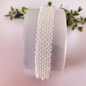 Handmade White Beaded bracelet